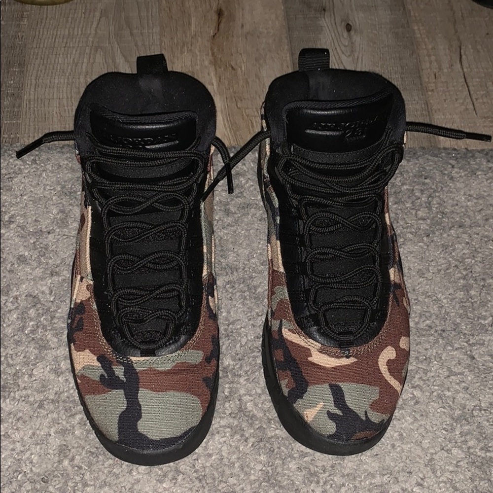 Jordan 10 Woodland Camo